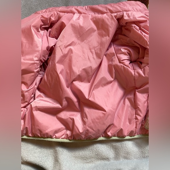 Andy & Evan Reversible Pink and Colorblock Sherpa Jacket - Picture 5 of 7